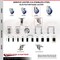 Service Caster 4 Inch 316SS Blue Polyurethane Swivel 1-7/8 Inch Expanding Stem Caster Set SCC SCC-SS316EX20S414-PPUB-BLUE-178-4 - alternate 3